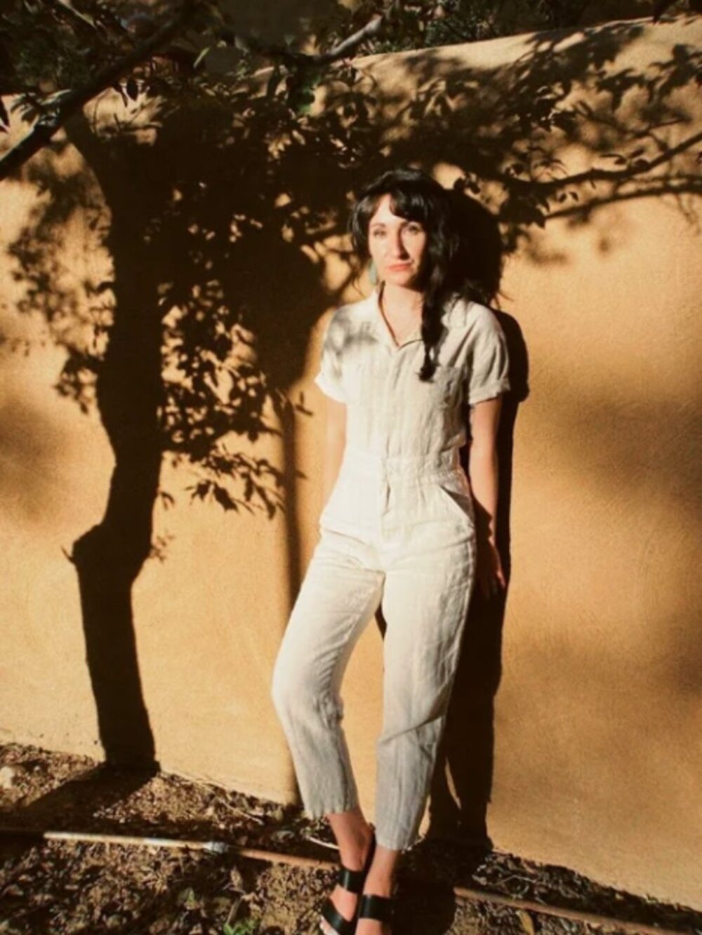 MATE the Label 100% Linen Short Sleeve Jumpsuit - Picture 2 of 11